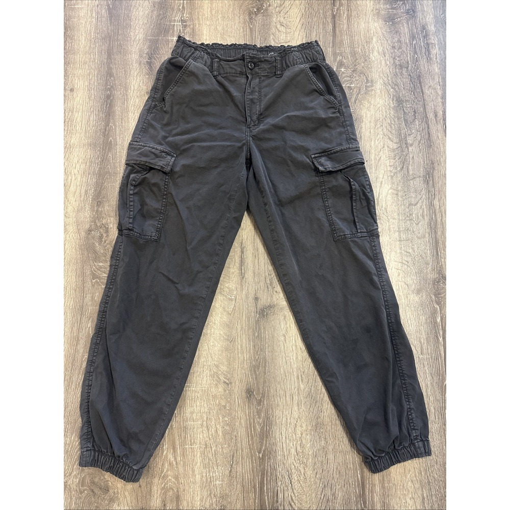 American Eagle Outfitters Women's Black Cargo Pocket Pants Utility Size 6